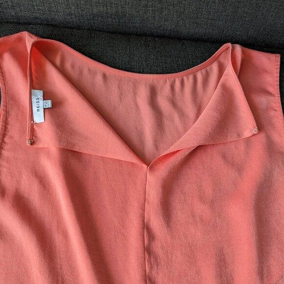 Reiss Coral Sleeveless Shell Blouse - Picture 4 of 10